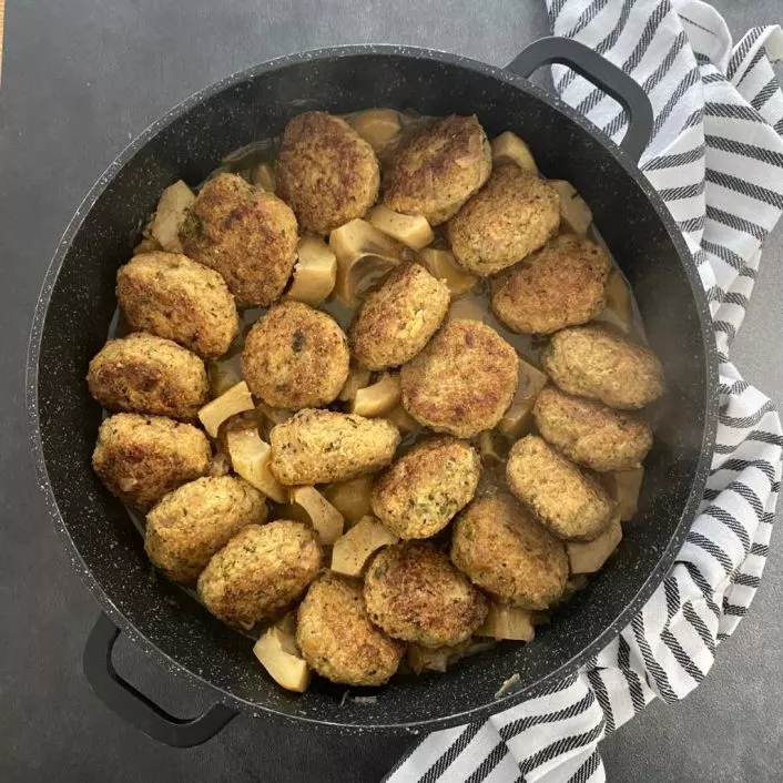 קציצות עוף עם ארטישוק